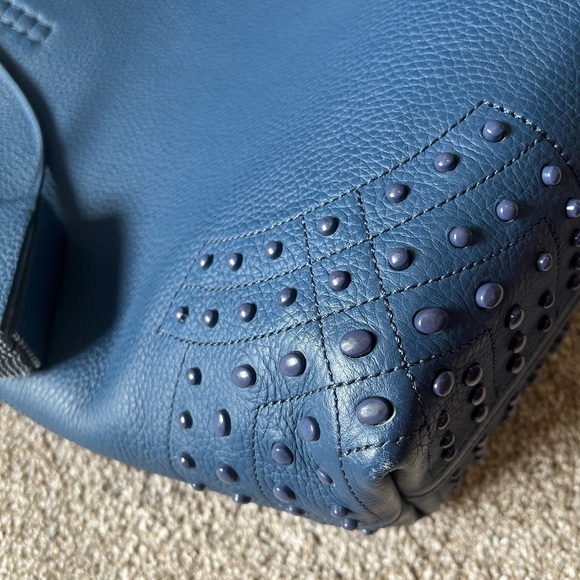 Tod’s Gommino Tote Blue. EUC - Picture 3 of 10